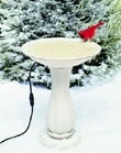 Summer And Winter Birdbath